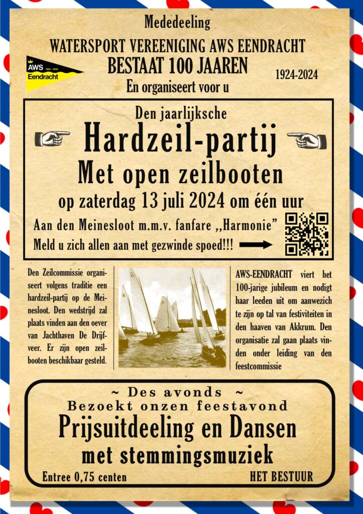 Jubileumdag 100 jaar AWS Eendracht